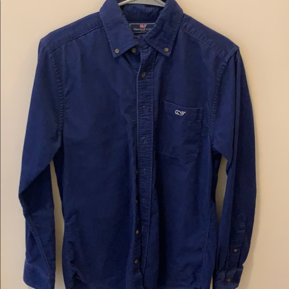 Vineyard Vines Navy Blue Button Down